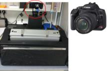 All optical images were obtained in Spectroline Model CL-1 UVfluorescence analysis cabinet equipped with two1w long wave tube of 6 nm (model: xx-1nf) peak intensity of µw/cm², taken with Canon EOS