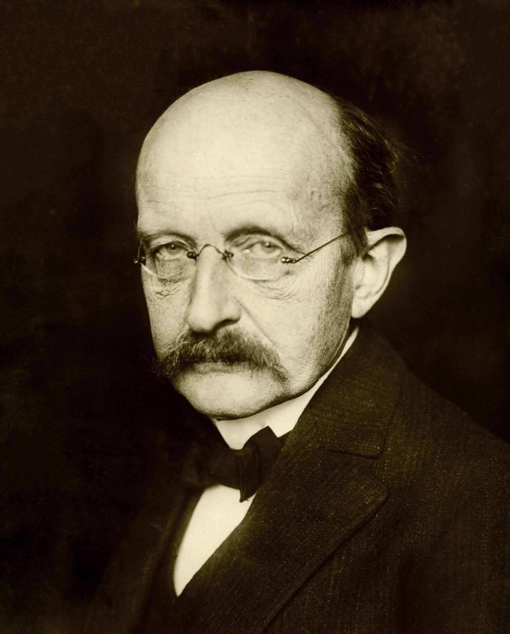 ... Blackbody radiation and the ultraviolet catastrophe... The work of Max Karl Ernst Ludwig Planck (1858 1947), ca. 1900 resolved this difficulty, and the Quantum Age truly began.