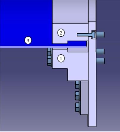 Due to high shear load (combination of torsion and transverse shear) on the Pivot Bracket, it is connected by four ¾-inch diameter shear pins to the Back-plate. Since it is also under bending, four 0.