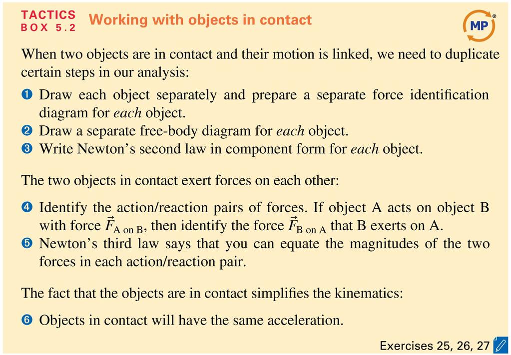 Objects in Contact