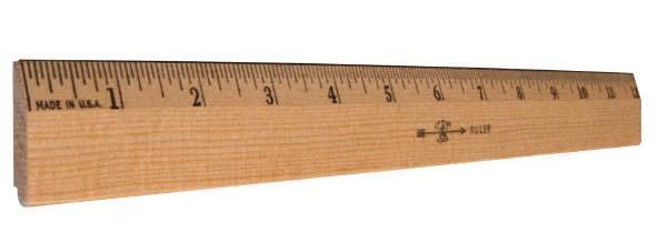 Fractional Length Measurement A typical ruler provides A 12 inch graduated scale in US