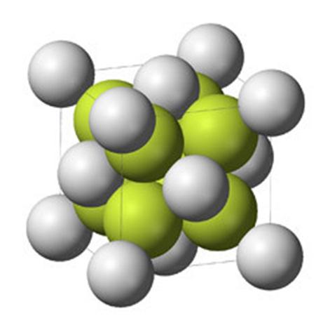 Salts of alkaline earth metals, CaF2 F - MSD Ca 2+