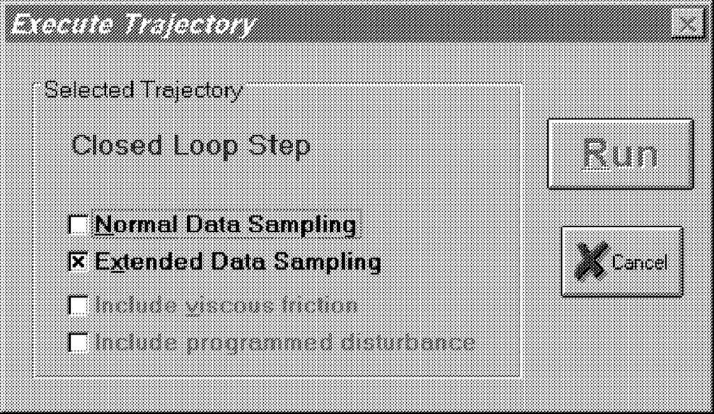 Chapter 2. System Description & Operating Instructions 24 Figure 2.1-7. The Execute Dialog Box 2.1.7 Data Menu The Data menu contains the following pull-down options Setup Data Acquisition Upload Data Export Raw Data 2.