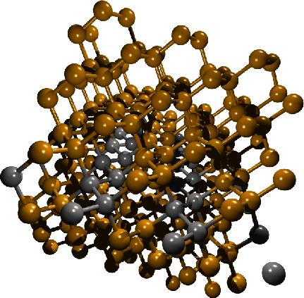 Graphite Silicon Molecular / Atomic - Groups 5-0: These are elements that are simple molecular (N2, O2, P 4, S 8 ) or single atoms (Ne,