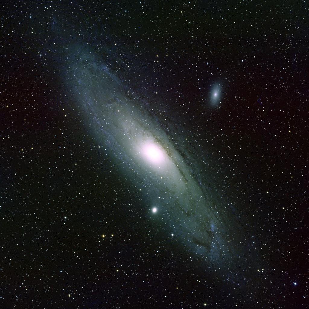 M31 - The Great Spiral Galaxy in Andromeda This nearby galaxy in the Local Group of