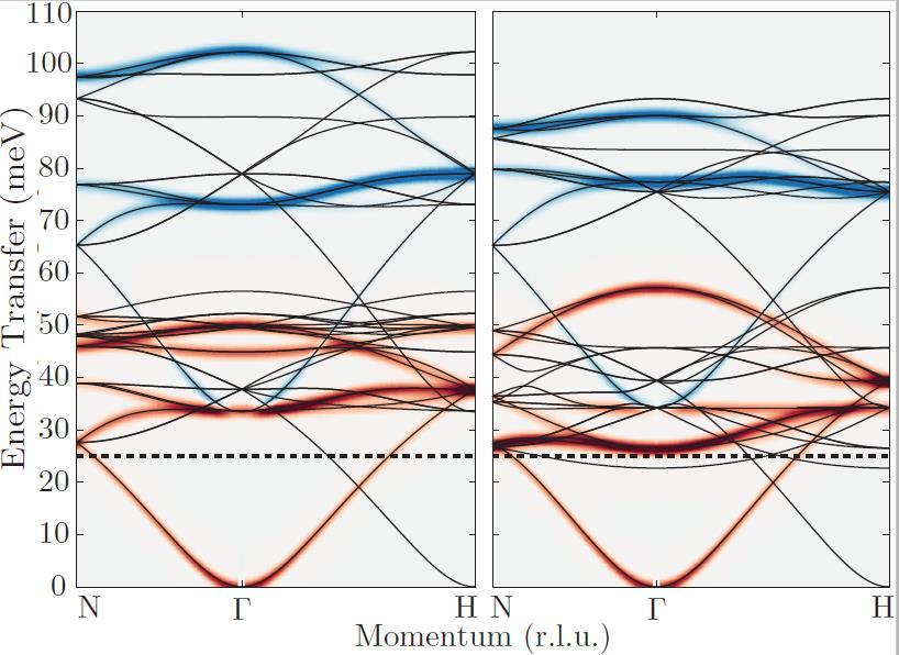 dependent broadening 21. Our new measurements can therefore be used as the basis for a precise microscopic model of the temperature dependent dynamical magnetic properties in YIG.