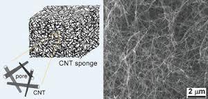 Carbon Nanotubes - Sponges Cleaning up toxic spills has always been a problem. It s hard, and it s expensive, and you have to be thorough.