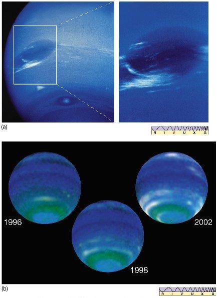 Weather on Neptune Neptune's weather is much more prominent and active, despite its greater distance from the Sun Unlike Uranus,