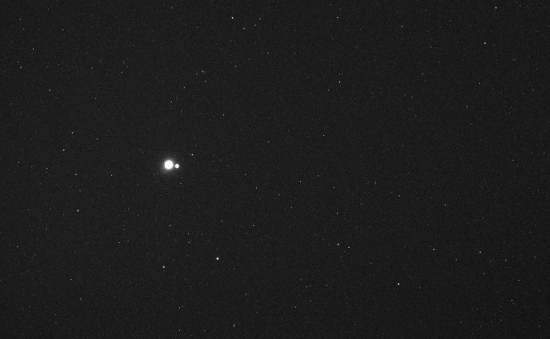 Earth and Moon seen from