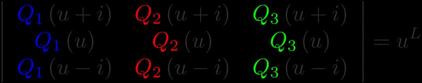 Starting point: Baxter equation XXX spin chain reformulation