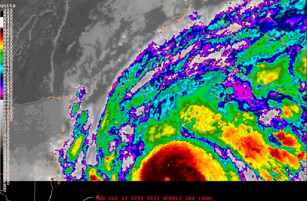 Trochoidal Motion Substantial oscillation (wobble) of the center of a TC about its mean motion vector Primarily a side effect of convective