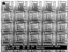 00001 N/cm 2 Nanostructures: 0.00065 N/cm 2 Nanostructures on platform: 0.