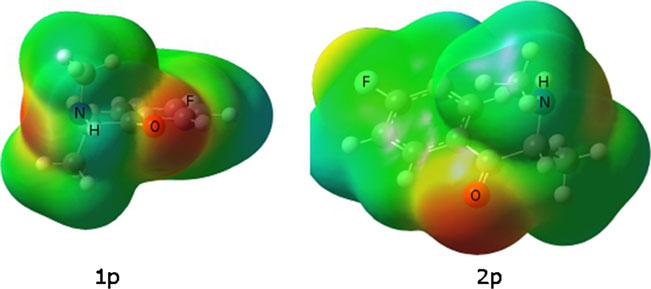 J Mol Model (2013) 19:1451 1458 1457 Fig. 6 Molecular electrostatic potential surface of 2-FMC conformers.