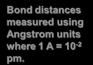 Notice, the greater the number of bonds, the shorter the distance