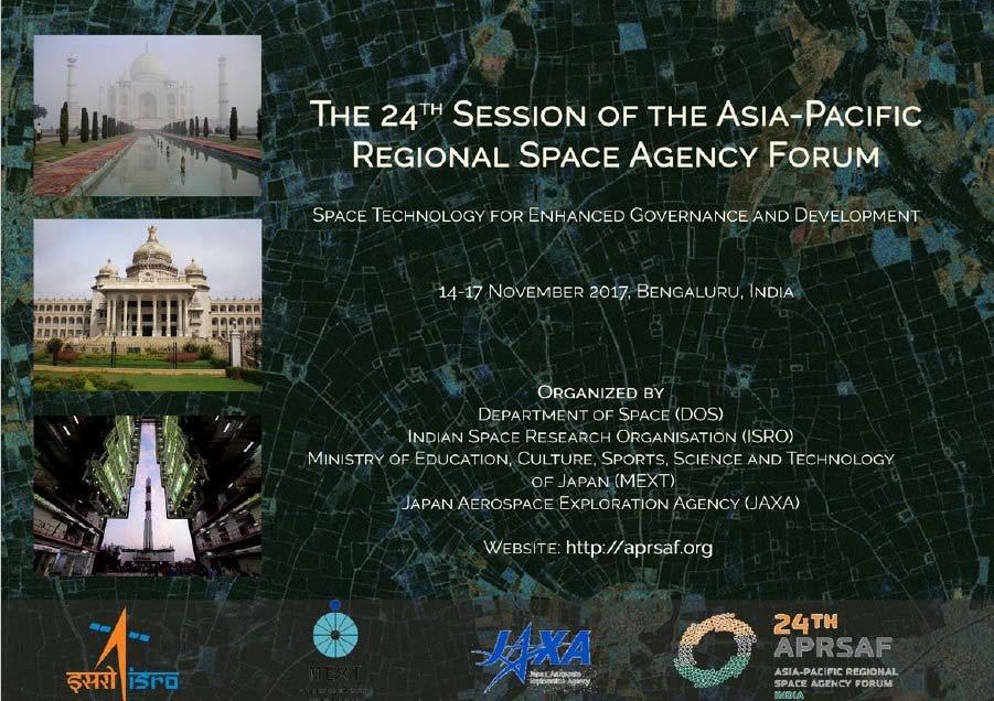 APRSAF-24@Bengaluru,India 14-17 Nov. 16 Our Visions 1. JAXA aims that the earth observation system would become the Space-based Infrastructure as an essential part for our daily life. 2.