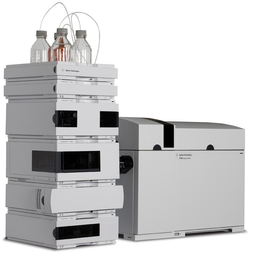 ICP-MS as an LC detector for As Specific and Selective: ICP-QMS Arsenic is determined at mass 75 and the chloride interference is separated, in time, by the chromatographic system or removed by the