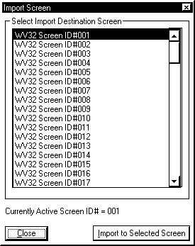 90 Screen Properties - Screen File Management Load Screen Configuration Applies to: Basic Home Standard Professional Broadcast Used for: Load saved configured Real-Time Monitoring screens.