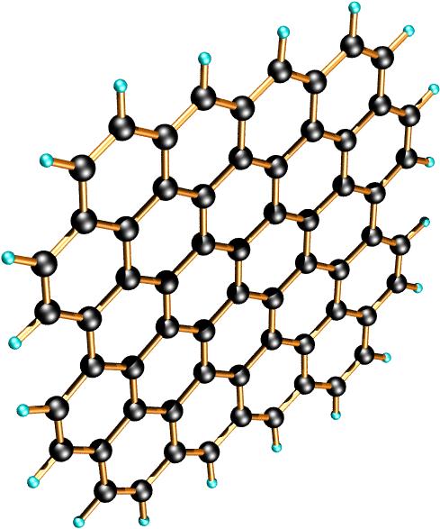 Graphene - most two-dimensional system imaginable A suspended sheet of pure graphene a plane layer of C atoms bonded together in a honeycomb lattice is the most two-dimensional system imaginable. A.J.