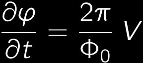 Josephson equation: For a