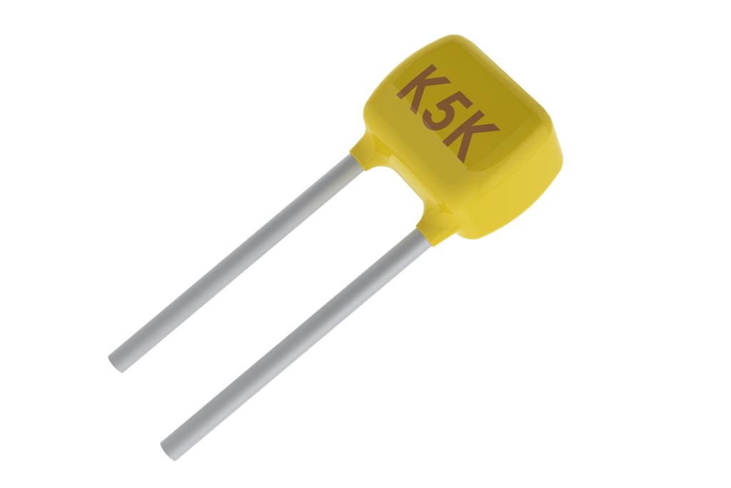 Radial Leaded Multilayer Ceramic Capacitors Goldmax, 300 Series, Conformally Coated, X7R Dielectric, 25 250 VDC (Commercial Grade) Overview KEME s Goldmax conformally coated radial leaded ceramic