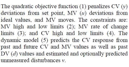 Model predictive control (MPC) = online optimal control y dev =y-y s u dev =u-u s Discretize in time: Note: Implement only current input Δu 1 Implementation MPC project (Stig Strand, Statoil) Initial