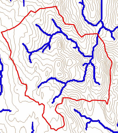 Watersheds Once done manually Contour lines