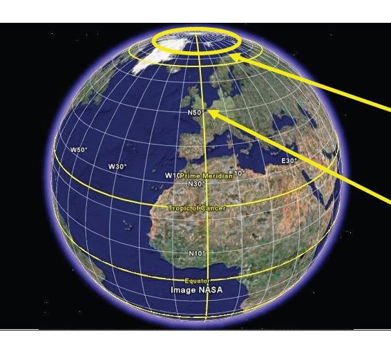 Activity: The Spinning Earth We use a system of imaginary lines to tell us where we are on the surface of the Earth.