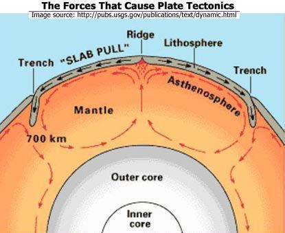 Principles of Plate Tectonics 1. The surface of the Earth is composed of lithospheric plates that are in constant motion. 2. The plates move in response to plastic flow in the athenosphere.