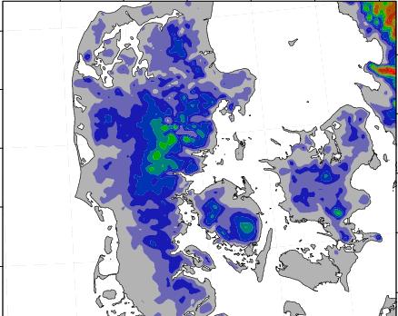 model run twice daily at Risø DTU 48 hour simulation with 2km grid spacing.