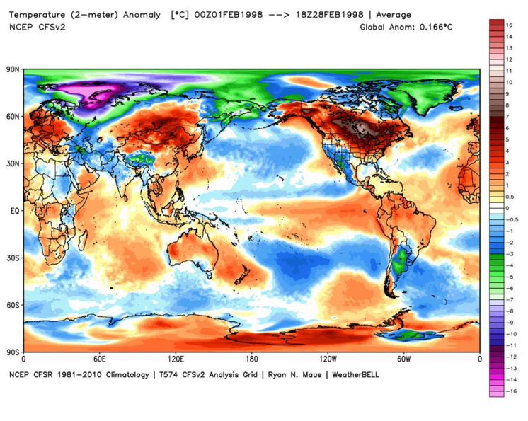 COMPARING BACK TO BACK MEGA EL NIÑOS WHERE IS THE WARMING TREND MOST SIGNIFICANT?