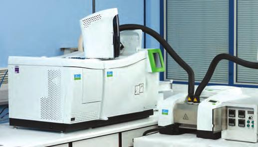 TG-IR-GC/MS Hyphenating TG-IR-GC/MS is a powerful approach for analysis of an unknown mixture to determine its primary components and identify additives or contaminants.