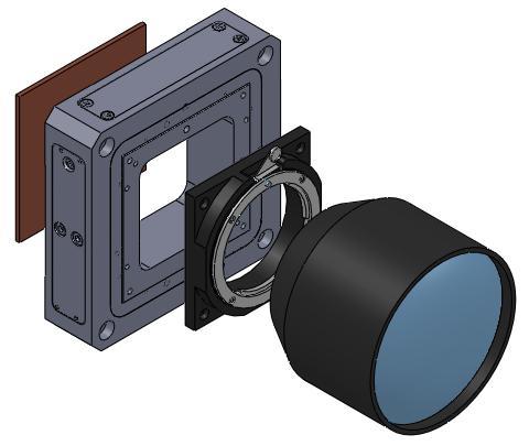 CMOS (x6) Lens mount Focal plane CCD +X Piterman & Ninkov, 2002 Lens ±50 µm XY