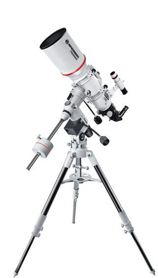 Technical Data AR-90 L Achromatic Refractor with EXOS-2 Item number 4793128 Optical design achromatic refractor Clear aperture 3.5 = 90 mm Focal length 1200 mm Focal ratio f/13.3 Resolving power 1.