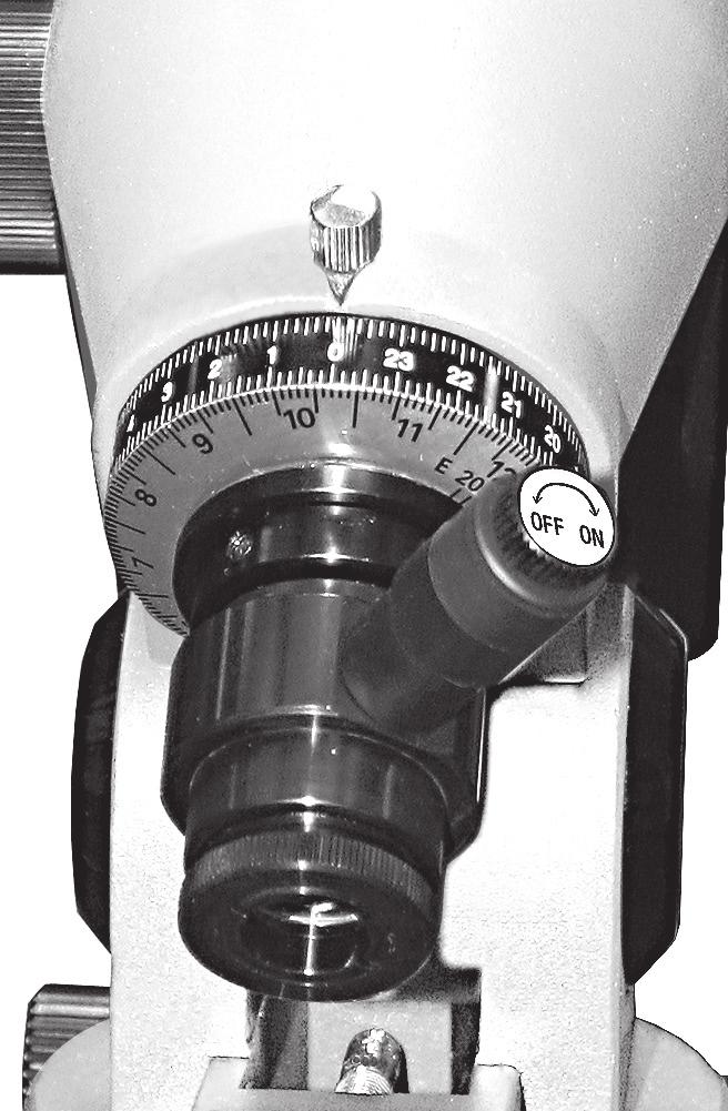 Appendix C: Polar Alignment 3) Fig. 37: Detailed view: polar finder with rotary knob (ON/OFF) Polar finder illumination (30) available separately for EXOS-2 models.