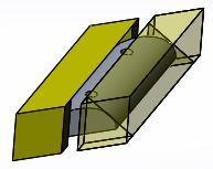 The underplatform dampers are coupled to the blisk by means of properly designed removable blade platforms, whose CAD model is shown in Figure 26. 4 Figure 26. Cylindrical damper and blade platforms.