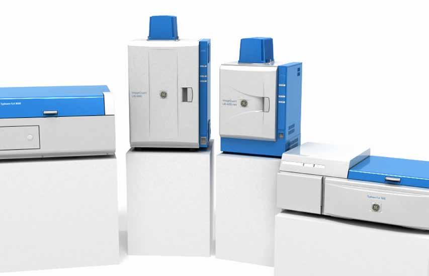 Systems for fluorescence imaging Single Fluorescence ImageQuant LAS 4000 mini Cy2 Cy3 Cy5 Comments ImageQuant LAS 4000 ImageQuant LAS 4010 ImageQuant LAS 7000 Typhoon FLA 9500 Multiplex Fluorescence