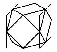 ROZVÍJANIE PRIESTOROVEJ PREDSTAVIVOSTI PROSTREDNÍCTVOM. 2. reznými rovinami odťal z hrán menšie časti ako polovice tak, aby vznikli pravidelné mnohouholníky 3.