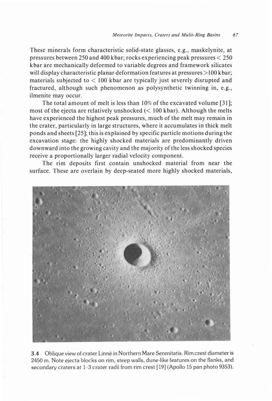 Meteorite Impacts, Craters and Multi- Ring 