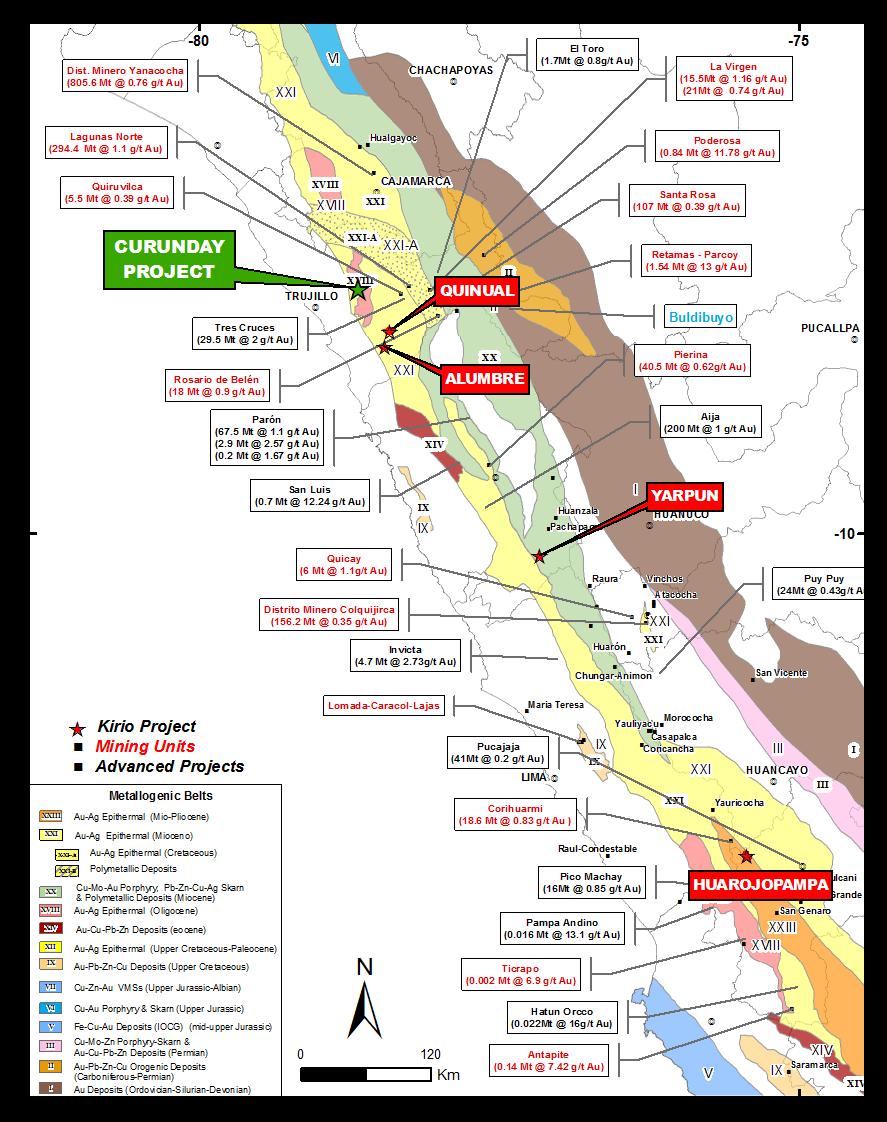 The Company s wholly-owned Peruvian subsidiary, Peru Minerals S.A.