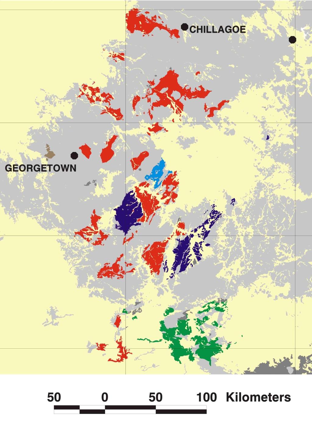 Silurian-Devonian - Georgetown region