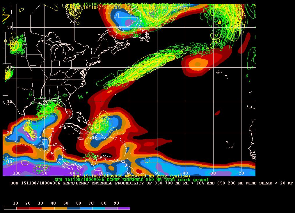 Genesis Guidance Little objective guidance is seen with ensembles now, though they help subjectively.