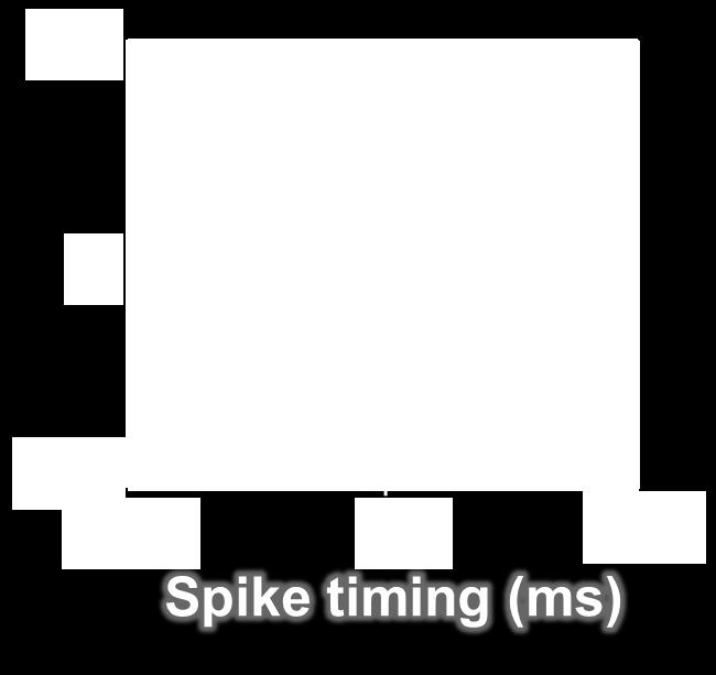 Spike Timing Dependent Plasticity: Example I 1 I 2 I 3 O 1 Weight