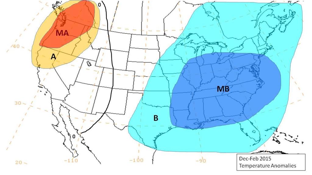 Maps February has the signal for the coldest month with the potential for most of