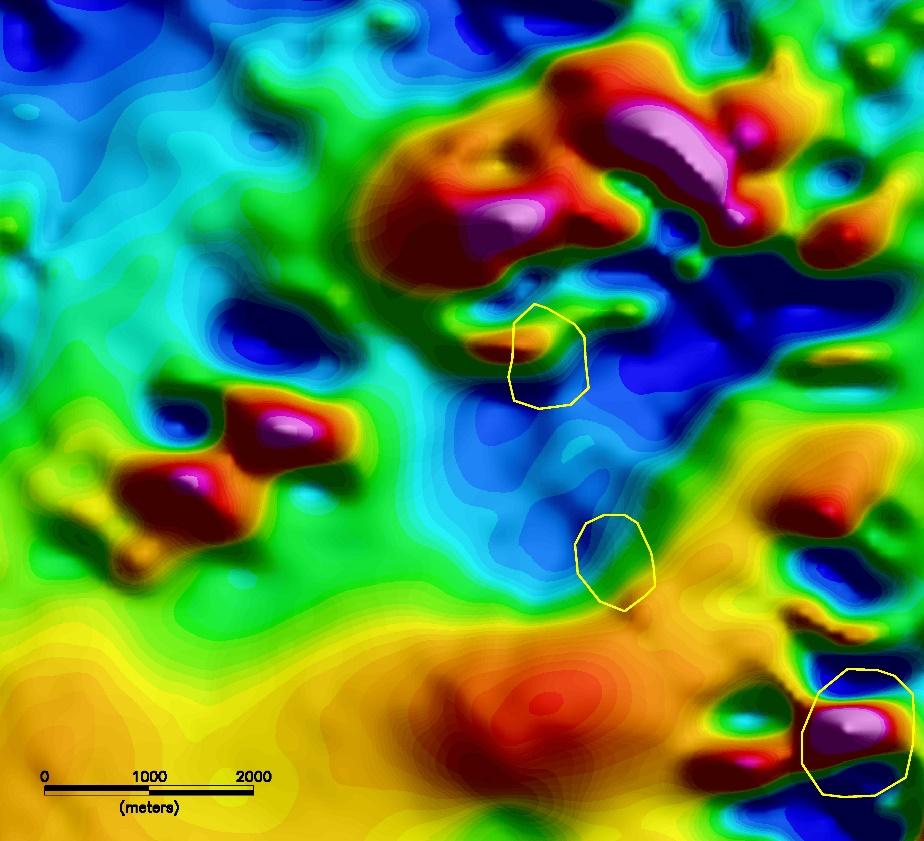 23 Project Geophysics - Magnetics Awacha Target: Porphyry cluster