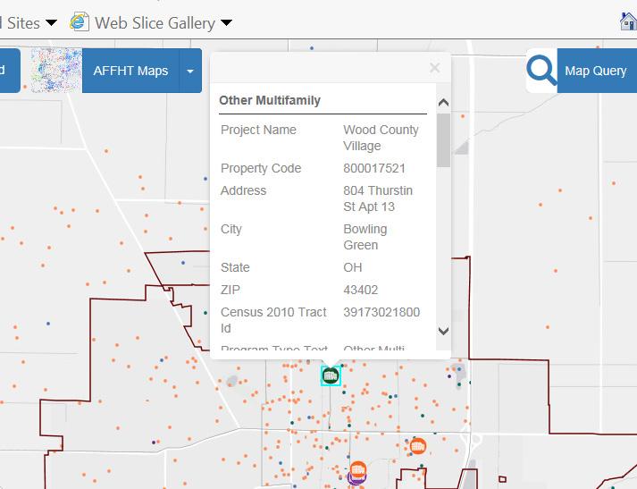 Map Query button Property icon Click a green "Other Multifamily"