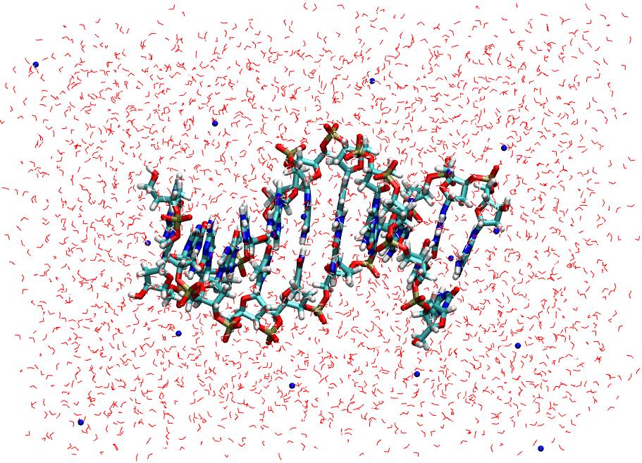 Water in biomolecular simulations most simulations something