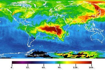 Light and Matter Fundamentals An image of Earth in infrared wavelengths shows relative temperatures around the world.
