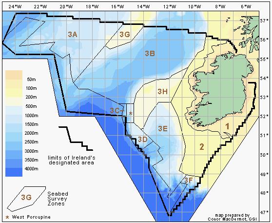 Chronology of ROV Surveys in the Irish 2001 2002 2003 offshore 2004 Olu, Karine & Shipboard Party (2002).