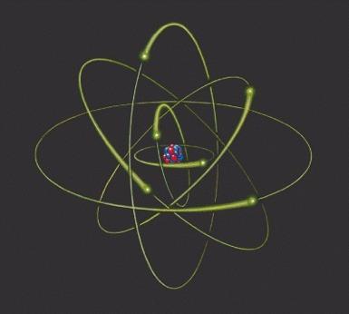 Structure of an atom The protons and neutrons stick together in the atom s nucleus, held together by the strong nuclear
