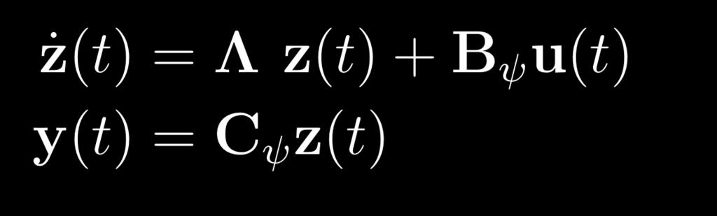 Finally, we obtain the con2nuous, modal state- space realiza2on as Ques2on: How does